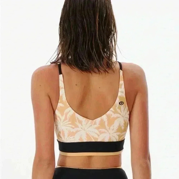 Rip Curl MIRAGE SURF PALM TWO WAY CROP Tank Bikini - XS S L ** New With Tag ** - Picture 3 of 16